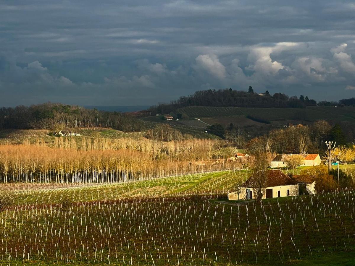 Les Vignes Villa Pomport Exteriör bild