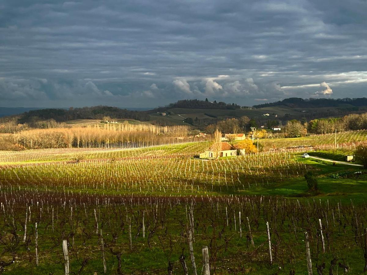 Les Vignes Villa Pomport Exteriör bild